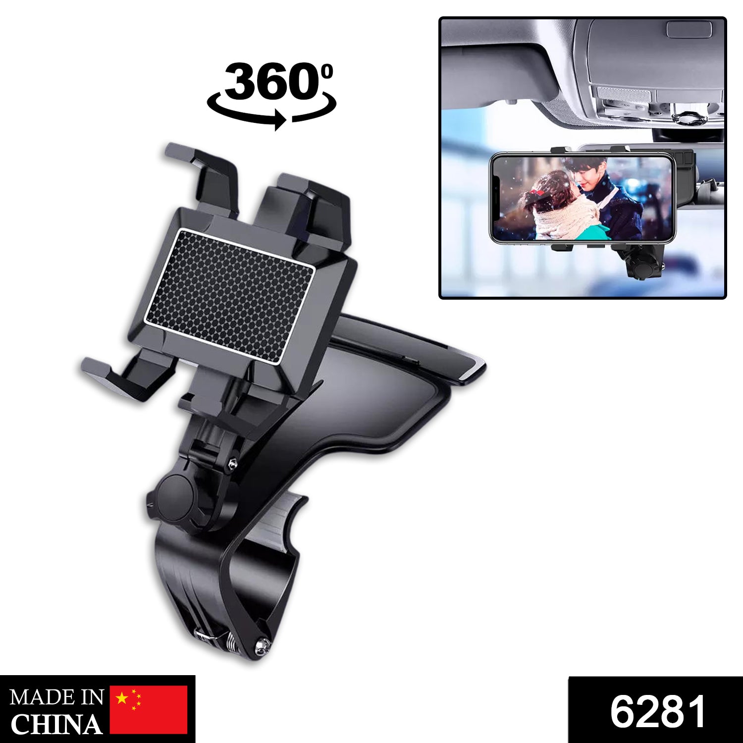 6281 Car Mobile Phone Holder Mount Stand With 360 Degree. Stable One Hand Operational Compatible With Car Dashboard. 6281 Car Mobile Phone Holder Mount Stand With 360 Degree. Stable One Hand Operational Compatible With Car Dashboard.